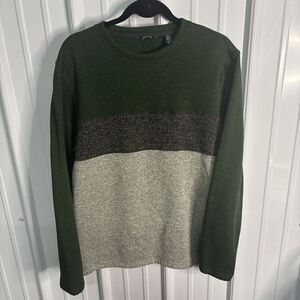 Izod Crewneck Mens Fleece Pullover Size XL EUC